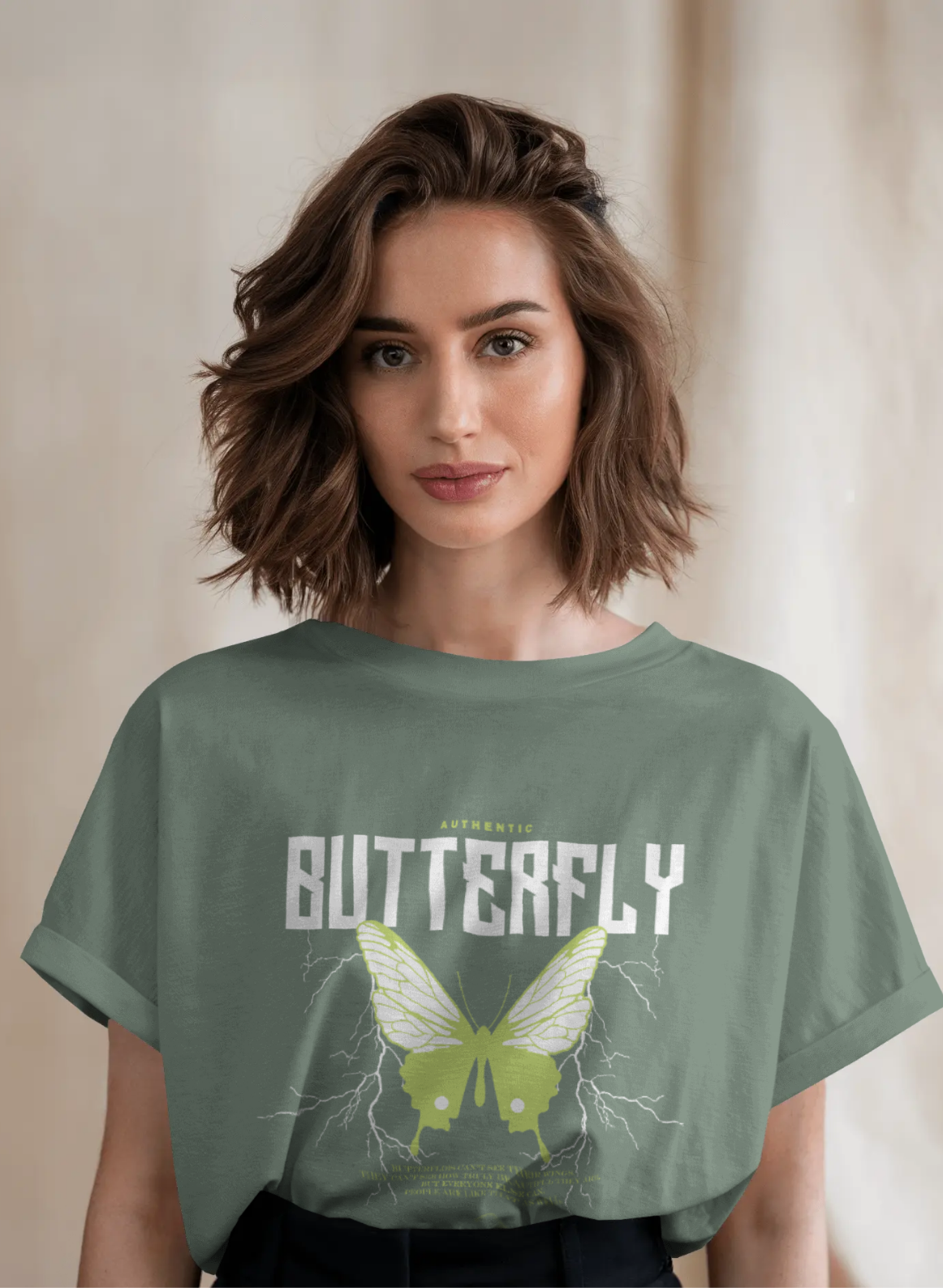 Dreamy Butterfly Oversized T-shirt | Y&K Inspired Fashion