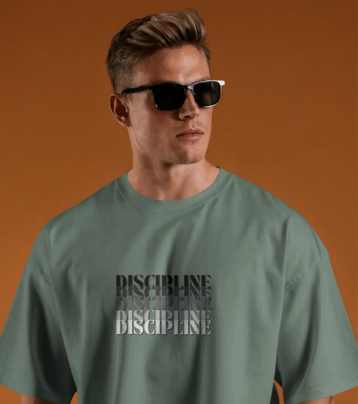 DISCIPLINE Oversized T-Shirt | Minimal Motivation Streetwear