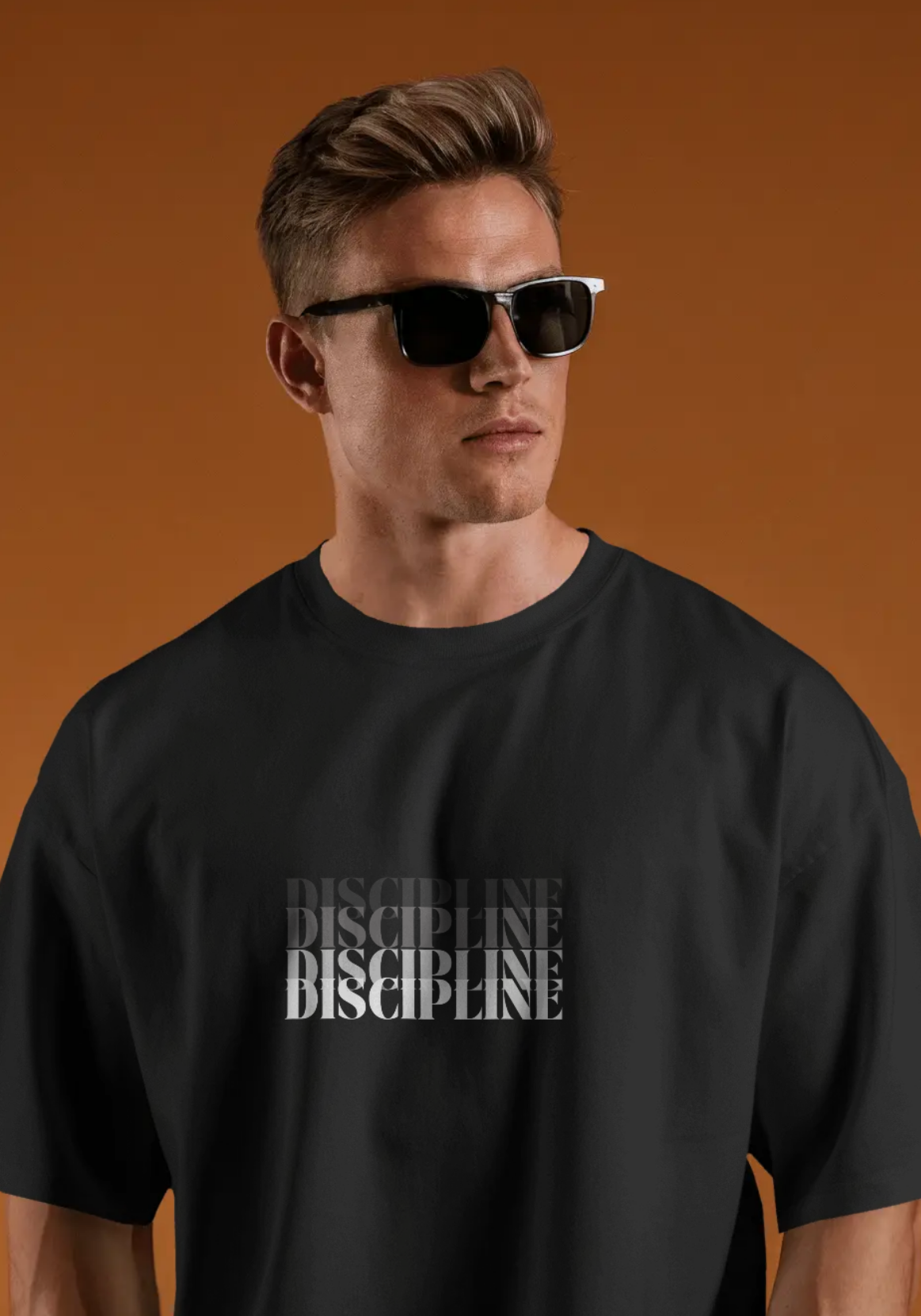 DISCIPLINE Oversized T-Shirt | Minimal Motivation Streetwear