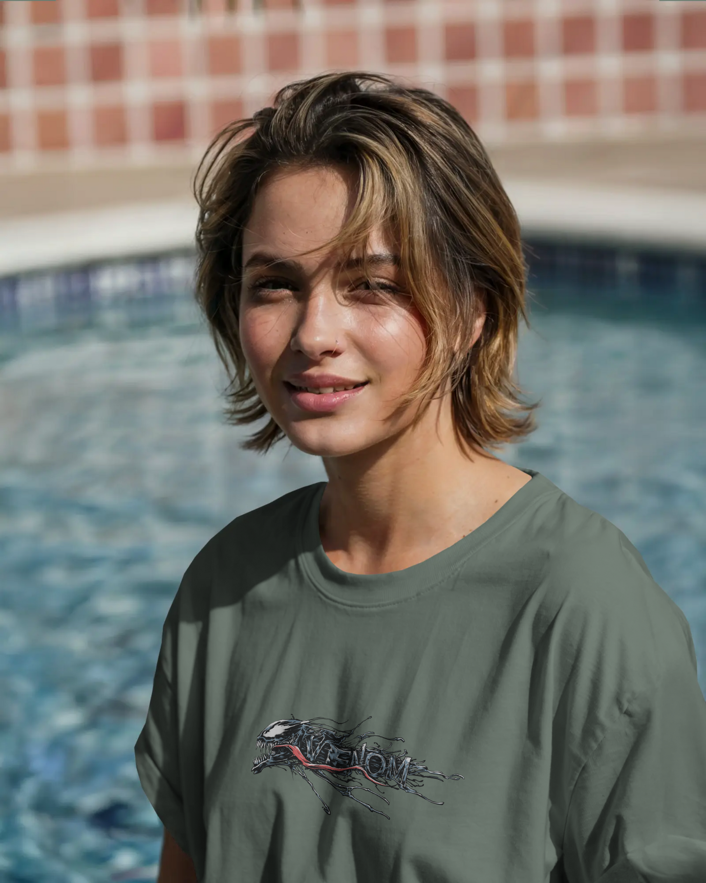 VENOM VIBE | Oversized Streetwear Tee – Dark Aesthetic Edition
