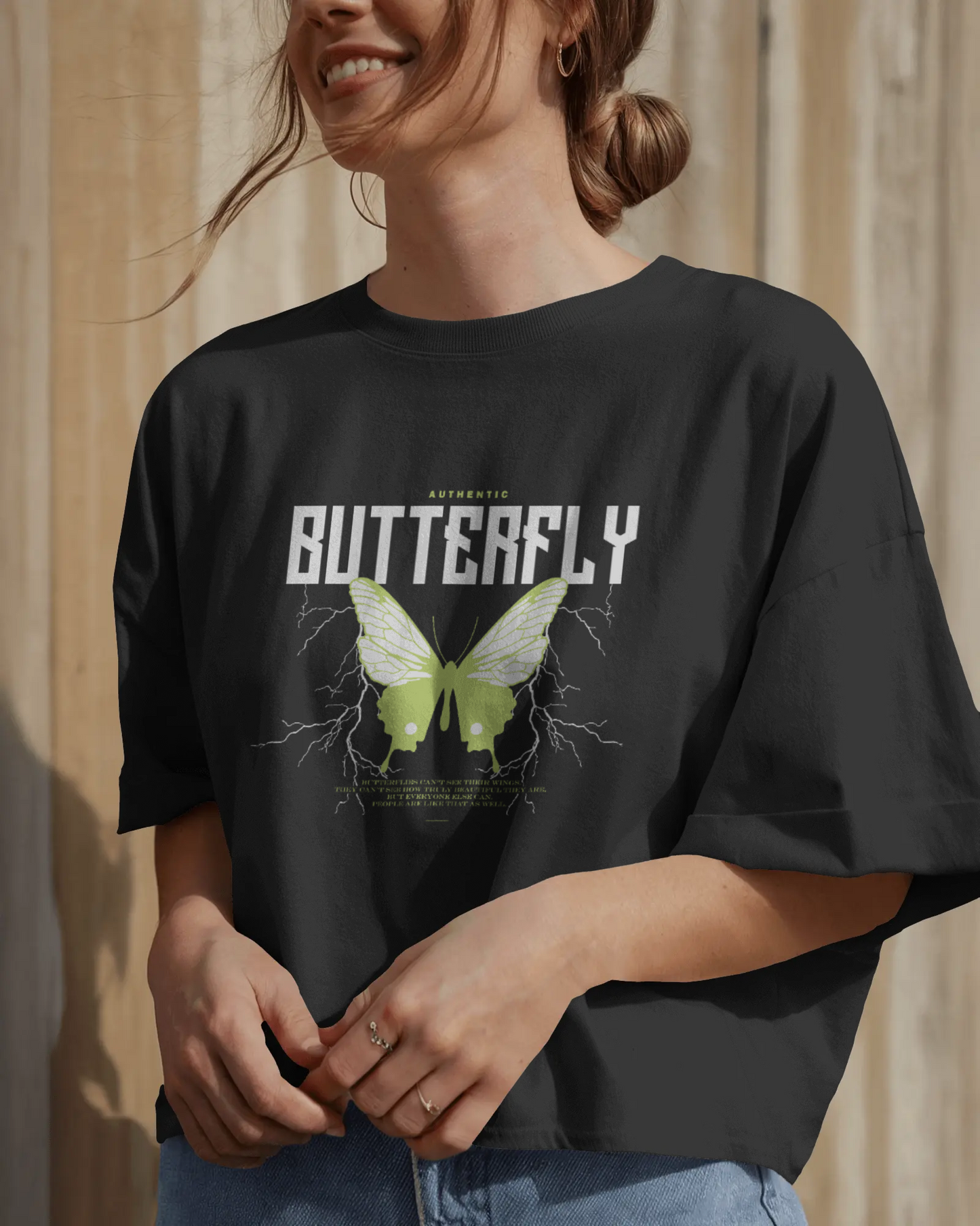 Dreamy Butterfly Oversized T-shirt | Y&K Inspired Fashion