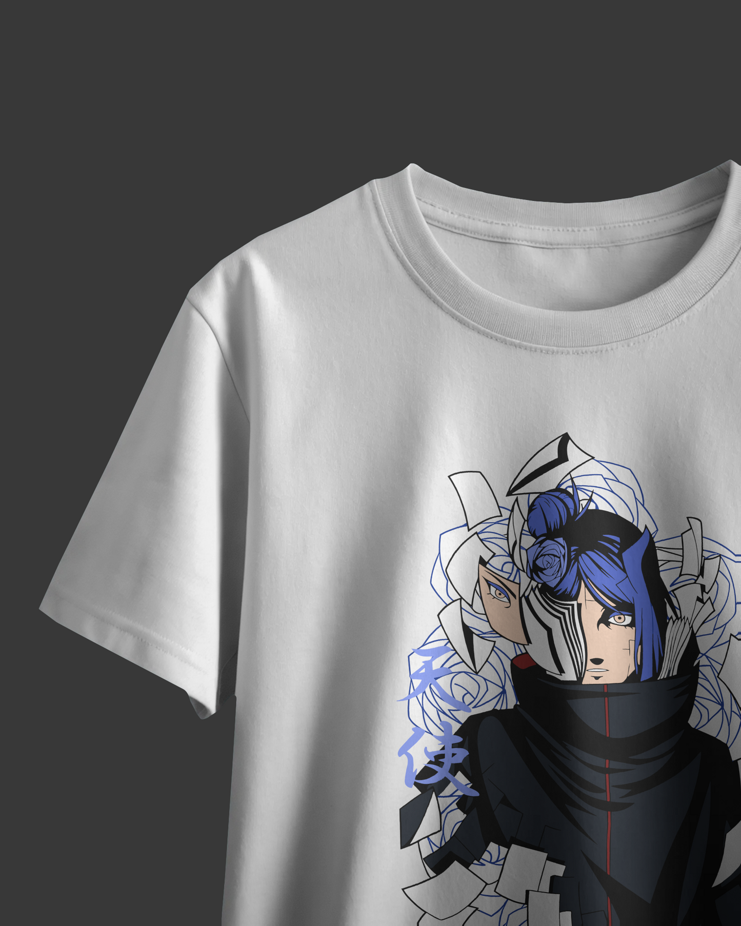Konan Oversized T-shirt | Akatuski Angle of Paper Anime Structure