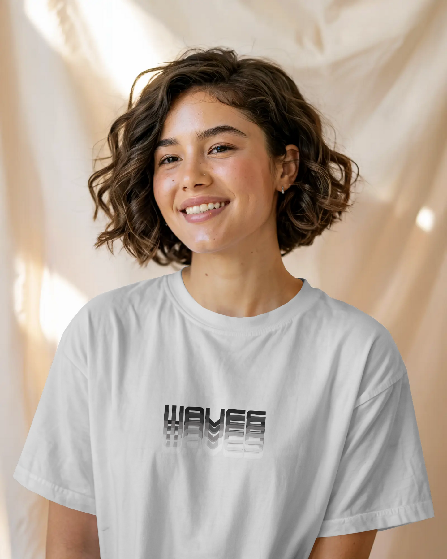 Waves Oversized | Mimal Streetwear With ocean