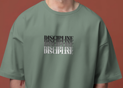 DISCIPLINE Oversized T-Shirt | Minimal Motivation Streetwear