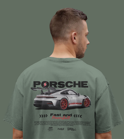 PORCHE FAST & POWERFUL || OVERSIZE TEE