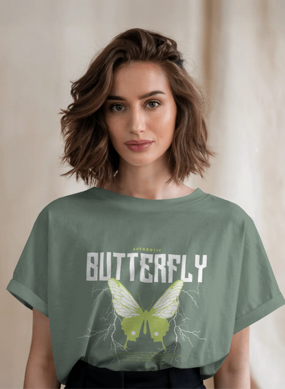 Dreamy Butterfly Oversized T-shirt | Y&K Inspired Fashion