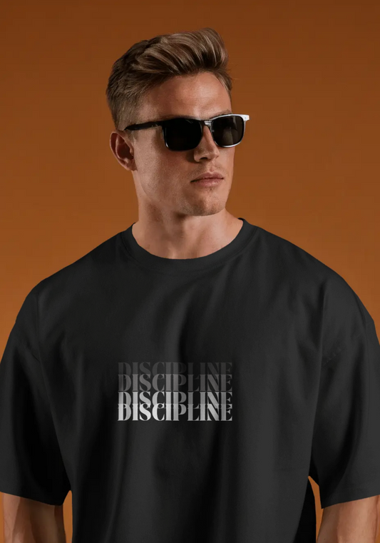 DISCIPLINE Oversized T-Shirt | Minimal Motivation Streetwear