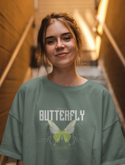 Dreamy Butterfly Oversized T-shirt | Y&K Inspired Fashion