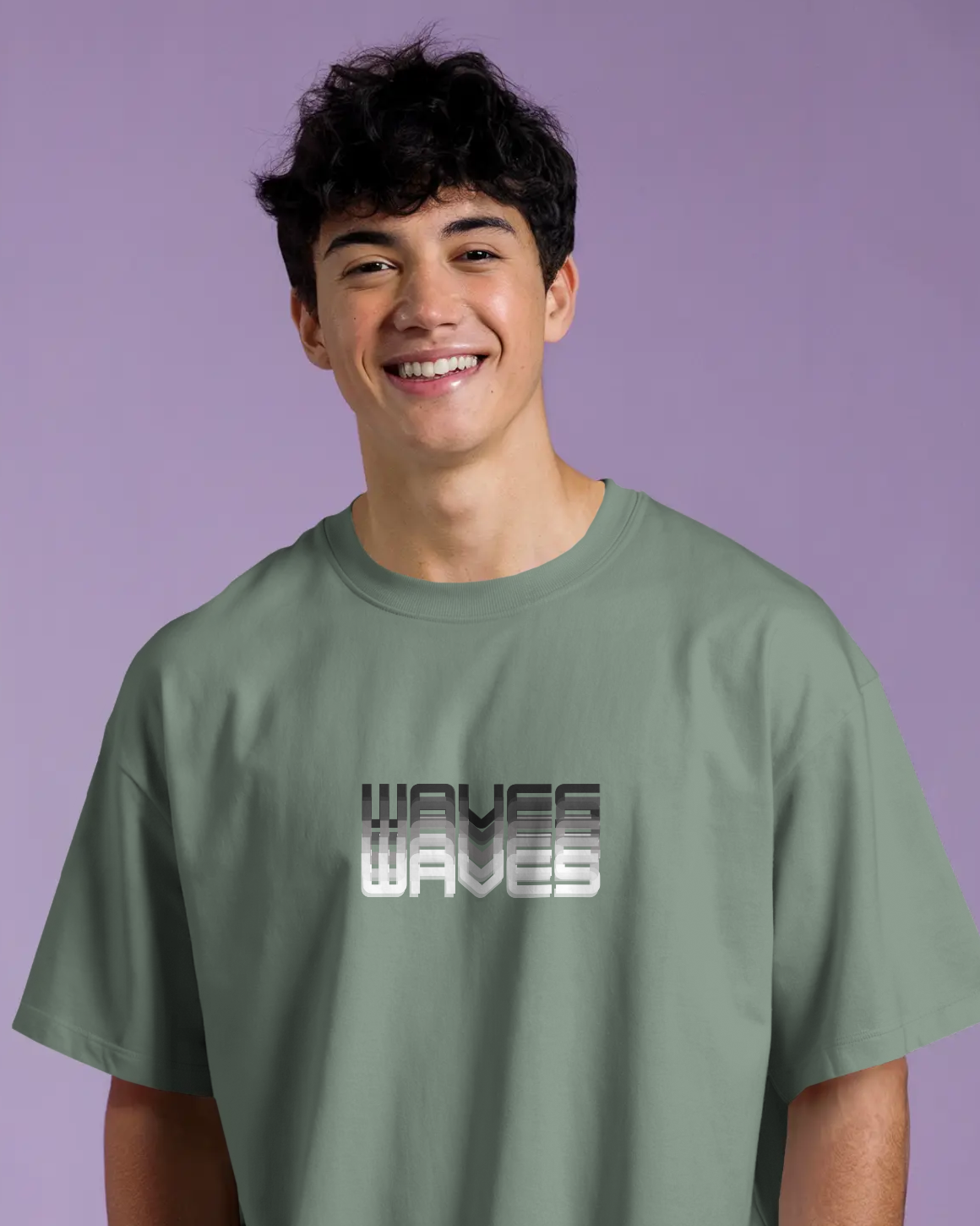 Waves Oversized | Mimal Streetwear With ocean