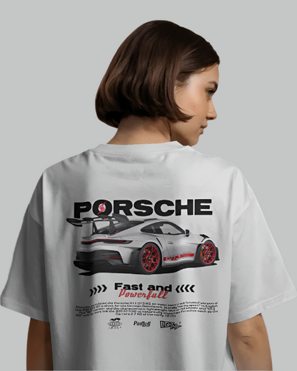 PORCHE FAST & POWERFUL || OVERSIZE TEE