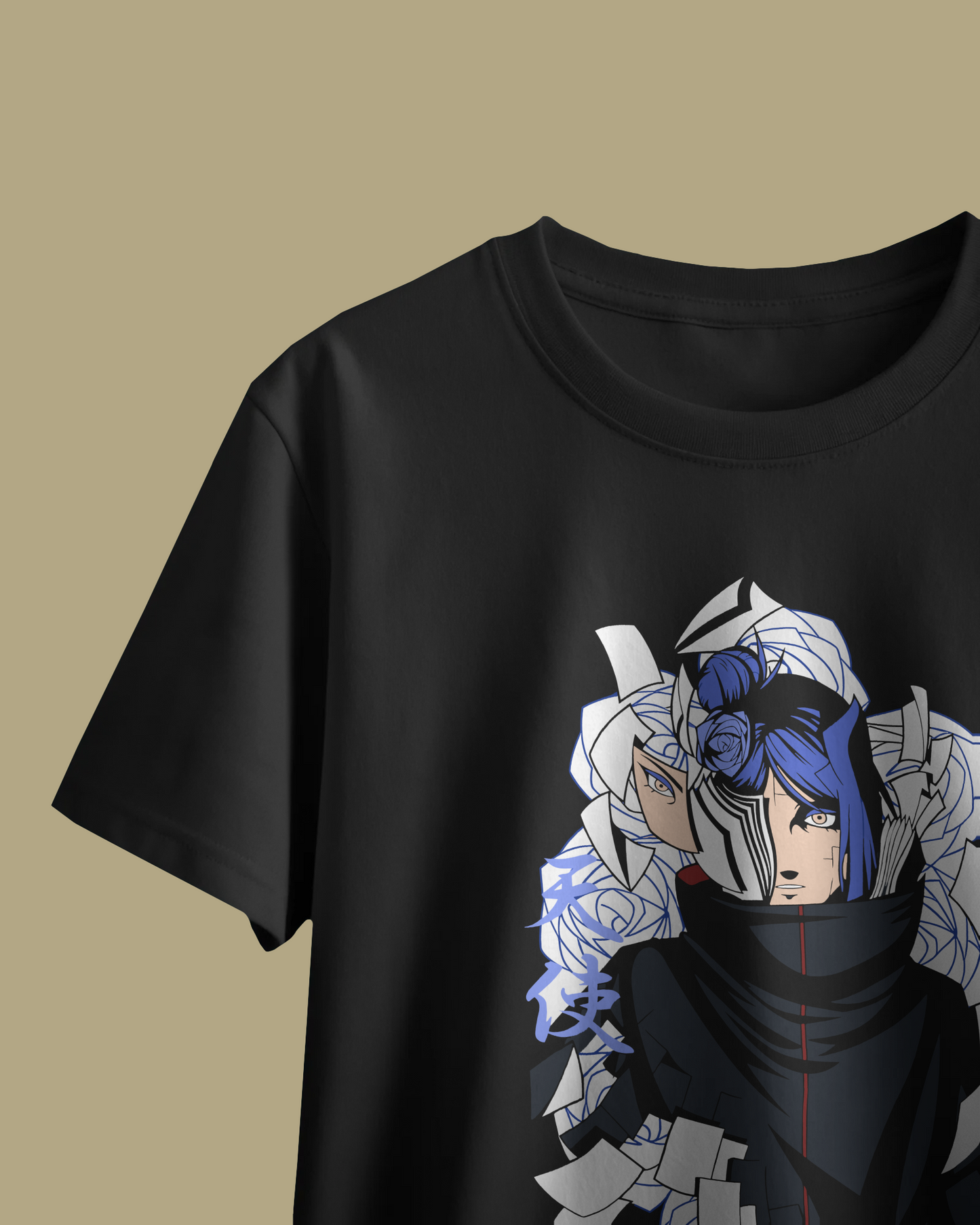 Konan Oversized T-shirt | Akatuski Angle of Paper Anime Structure