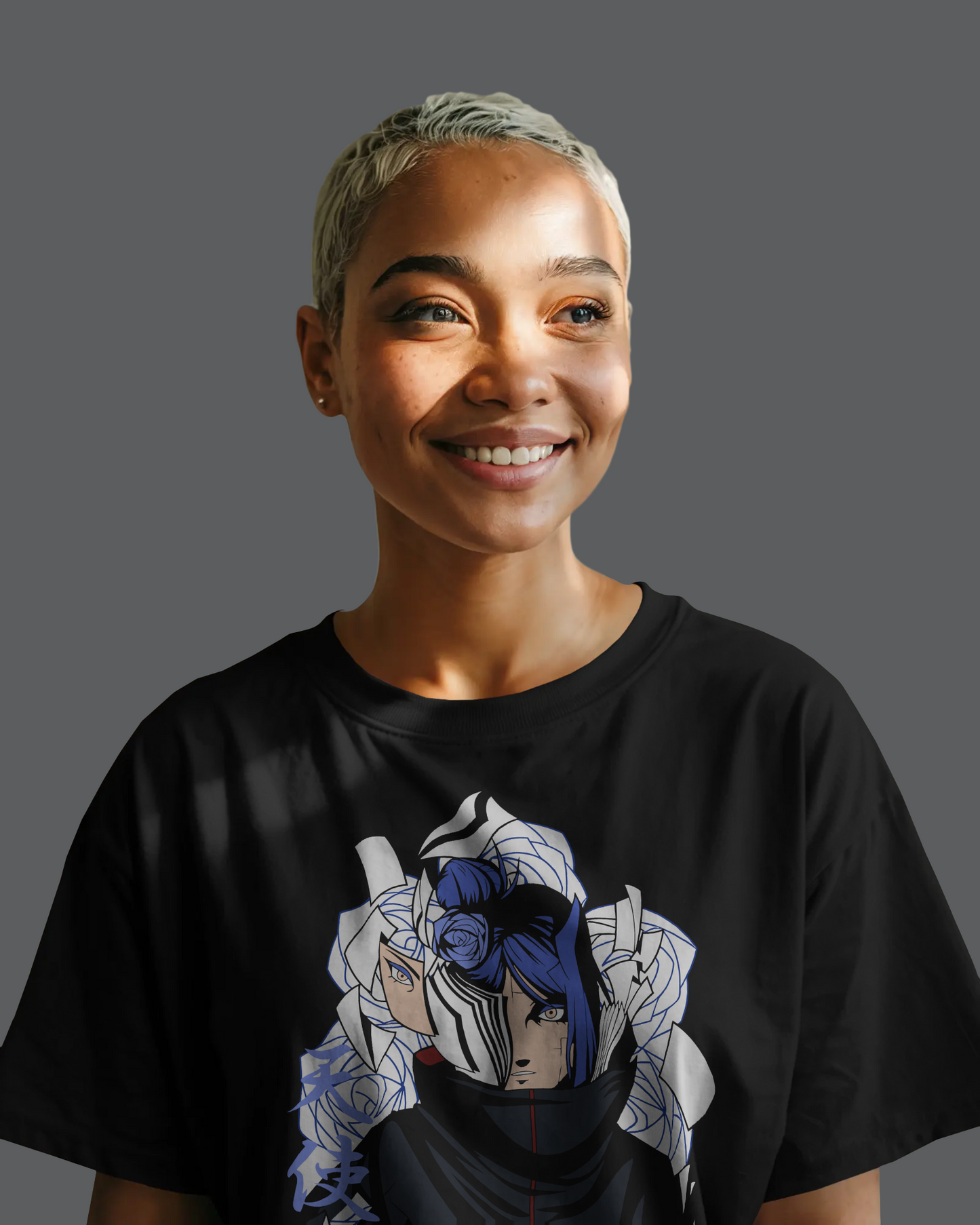 Konan Oversized T-shirt | Akatuski Angle of Paper Anime Structure