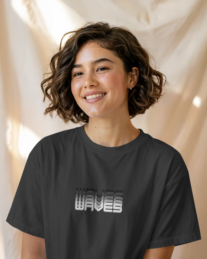 Waves Oversized | Mimal Streetwear With ocean