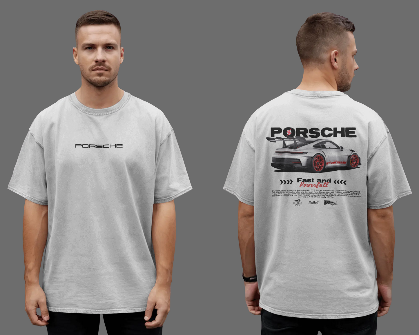 PORCHE FAST & POWERFUL || OVERSIZE TEE