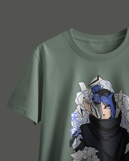 Konan Oversized T-shirt | Akatuski Angle of Paper Anime Structure