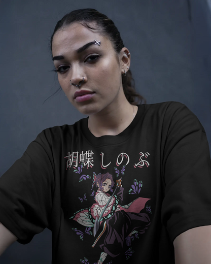 Shinobu Kochō Oversized T-shirt | Butterfly Hashira Demon Slayer Tee