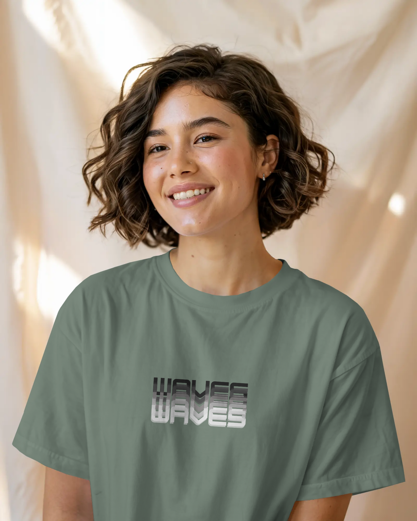 Waves Oversized | Mimal Streetwear With ocean