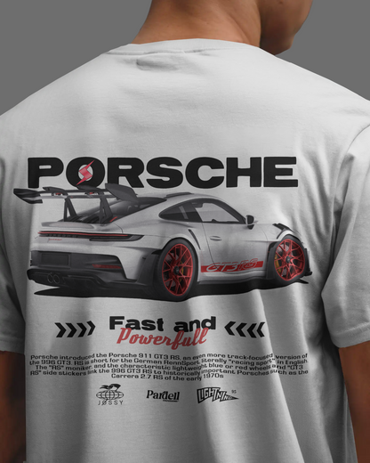 PORCHE FAST & POWERFUL || OVERSIZE TEE