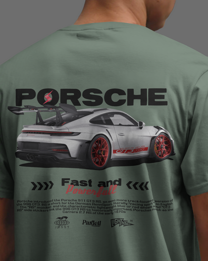 PORCHE FAST & POWERFUL || OVERSIZE TEE